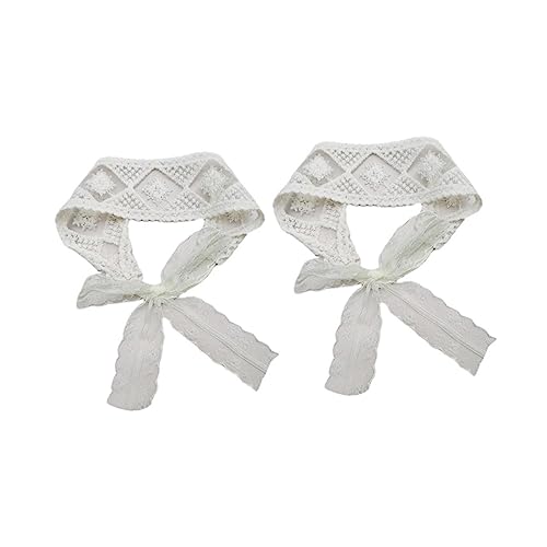 UPKOCH 2stücke Haarbänder Baumwolle Mit Spitze Weiche Und Atmungsaktive Kopfbedeckungen Für Mädchen Fotorequisit Für Und Alltag von UPKOCH