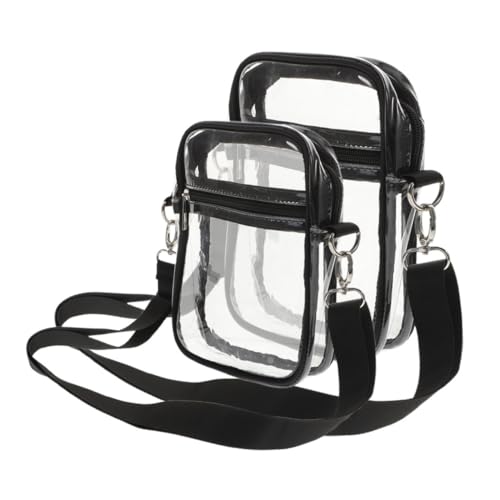 UPKOCH 2Stücke Transparente Umhängetasche für Stadion Konzerte Wasserdichte PVC Geldbörse mit Reißverschluss Vielseitig Einsetzbar Modisches Design Kleiner Make Up UPKOCH 2Stücke Transparente Umhängetasche für Stadion Konzerte Wasserdichte PVC Geldbörse mit Reißverschluss Vielseitig Einsetzbar Modisches Design Kleiner Make Up von UPKOCH