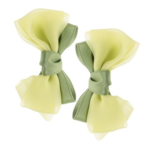 UPKOCH 2st Haarschmuck Für Babys Haargummis Und Haargummis Haarseile Und Haargummis Blitzstock Kältemittelaufkleber Zubehör Pferdeschwanz Softwareaufkleber Sieb Green Polyester von UPKOCH