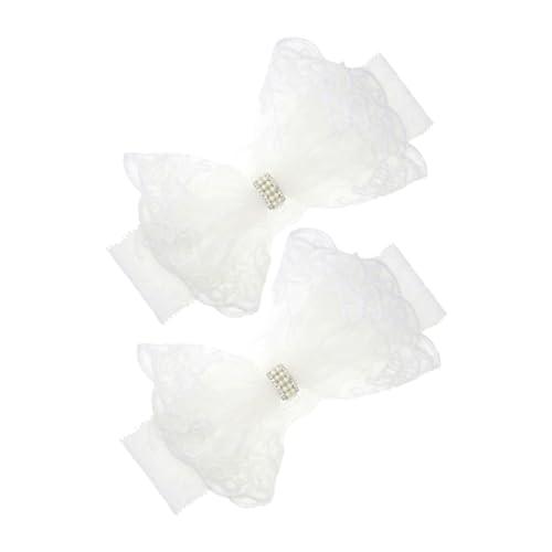 UPKOCH 2stücke Stirnbänder Mädchen Mit Spitze Und Schleife Stirnband Für Neugeborene Und Kleinkinder Kopfbedeckung Für Babypartys Und Geburtstagsfeiern von UPKOCH