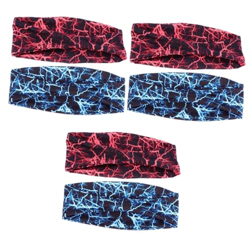 UPKOCH 3 Sätze Fitness Antiperspirantgürtel Bands Haarbänder Frauen Dünne Haarbänder Sportlich Sportstirnband Trainingsstirnbänder Für Frauen Trainieren Schweißband Polyester 2 Stücke * 3 von UPKOCH