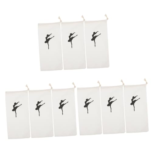 UPKOCH 3 Sätze Tanzschuhtasche Ballettschuhe Mädchen Tanztasche Damen Aufbewahrungstaschen Für Tanzschuhe Aufbewahrungstaschen Mit Kordelzug Schuhe Tasche Segeltuch 6 Stücke * 3 von UPKOCH