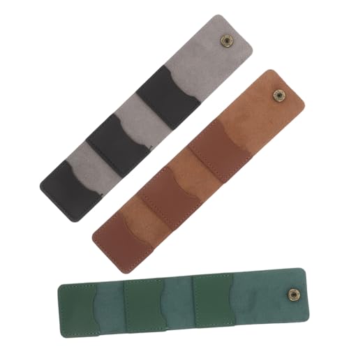 UPKOCH 3 Stück Gitarrenplektrum Organizer Taschen Plektrum Halter Etui Tragbarer Gitarrenplektrum Halter Organizer Display Taschen Pu von UPKOCH