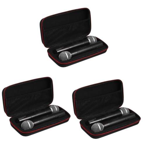 UPKOCH 3 Stück Mikrofon Aufbewahrungstasche Mikrofon Tragetasche Mikrofon Schutzkoffer Mikrofon Koffer Mikrofon Reisetasche Geldbörse Stativ Kabel Doppelmikrofongehäuse Mikrofonhalter Eva UPKOCH 3 Stück Mikrofon Aufbewahrungstasche Mikrofon Tragetasche Mikrofon Schutzkoffer Mikrofon Koffer Mikrofon Reisetasche Geldbörse Stativ Kabel Doppelmikrofongehäuse Mikrofonhalter Eva von UPKOCH