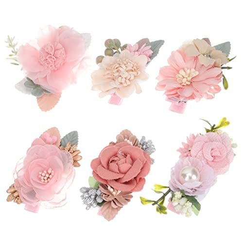 UPKOCH 30 Stk Mädchenhaar kinder haarschmuck hair accessories for Blumen-Haarschmuck Haarspangen Schleifen Haarklammer Haarnadel Haarspangen für Babys geblümte Haarspangen wild von UPKOCH