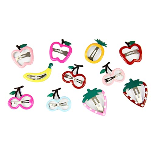 UPKOCH 30St Obst-Haarspangen Haarschmuck für Babys Haar Klammern kinder haarspangen haarspange kinder Haarklammer Haarnadel Haarspangen für Kinder Haarspangen für Mädchen malen Knopf a15 von UPKOCH