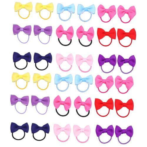 UPKOCH 36stücke Elastische Haargummis Mit Niedlichen Schleifen Für Mädchen Bunte Haarbänder Für Zöpfe Ponytails Und Mehr Für Junge Mädchen Und Kleinkinder Zufällige Farben von UPKOCH