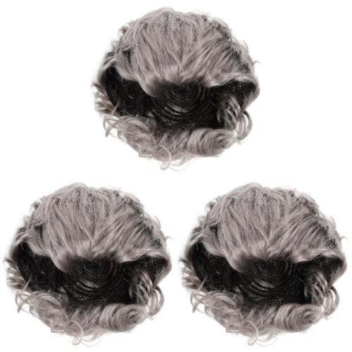 UPKOCH 3-teiliges Perückenset Für Ältere Menschen Halloween-verkleidung Oma-perücke Oma-perücke Alte Dame Perücke Frauen-perücke Cosplay-kostüm Bühnen-perücke UPKOCH 3-teiliges Perückenset Für Ältere Menschen Halloween-verkleidung Oma-perücke Oma-perücke Alte Dame Perücke Frauen-perücke Cosplay-kostüm Bühnen-perücke von UPKOCH