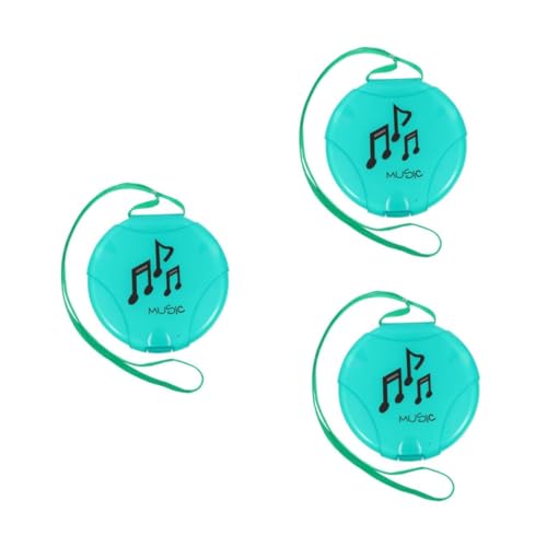 UPKOCH 3st Disc-Tasche Cd DVD Runde Cd Tragbare DVD Halterung Stativ -cd Bodenstehendes Stativ Tragbare Cd Ob11 Puppenhaus Cd-Paket Cd Album-cd Cd-Paket DVD Cd-cd Kunststoff Green von UPKOCH