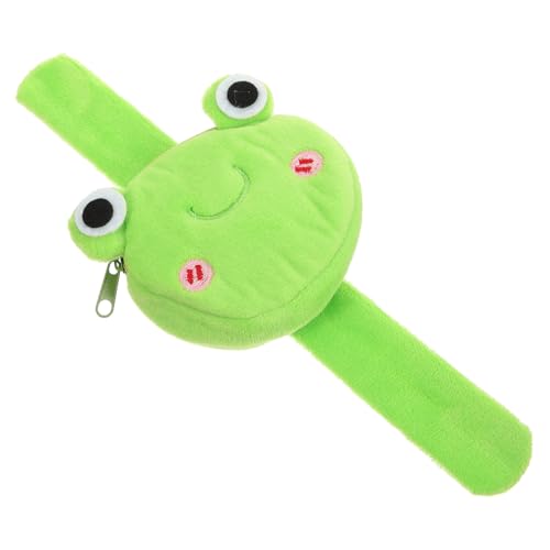 UPKOCH 4 Stück Pop-Ring-Geldbörse tierisches Armband Schlagarmband für Kinder armbänder für kinder party zubehör kinder Geschenke Münzbeutel dekorative Schlagarmbänder Mädchen Frosch Baby von UPKOCH