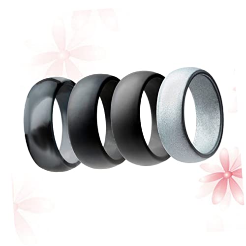 UPKOCH 4 Stück Silikonring Größe Fidget Ring Silber Ringe Für Frauen Ringe Frauen Der Ring Silikon Eheringe Sportringe Silikon Eheringe Ringe Für Sport UPKOCH 4 Stück Silikonring Größe Fidget Ring Silber Ringe Für Frauen Ringe Frauen Der Ring Silikon Eheringe Sportringe Silikon Eheringe Ringe Für Sport von UPKOCH