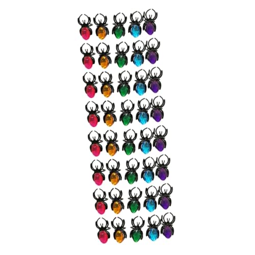 UPKOCH 40 Stck. Bunte Plastik Spinnenringe Halloween Party Zubehör Finger Schmuck für Kostüm und Alltag Vielseitige Deko und Accessoires für Erwachsene UPKOCH 40 Stck. Bunte Plastik Spinnenringe Halloween Party Zubehör Finger Schmuck für Kostüm und Alltag Vielseitige Deko und Accessoires für Erwachsene von UPKOCH