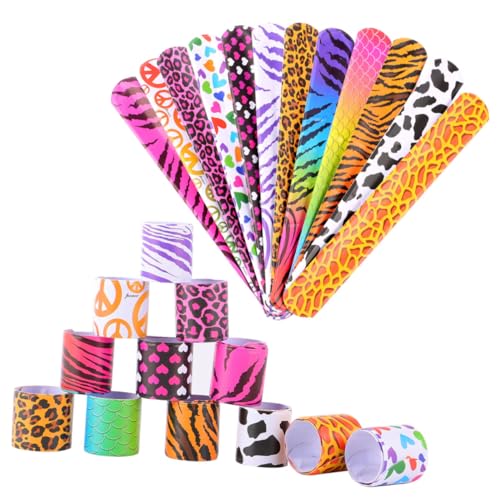 UPKOCH 45 Stück Teiliges Schnapparmband Kinderarmbänder mit Bunten Mustern Einfache Handhabung Langlebiges Material Mitgebsel für Kindergeburtstag und Partygeschenke für Jungen und von UPKOCH