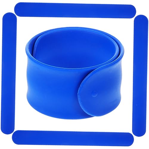 UPKOCH 5 Stück Silikon Slap Armbänder mit Abgerundeten Kanten Elastisch Flexibel für Mädchen Party Mitgebsel Spaß von UPKOCH