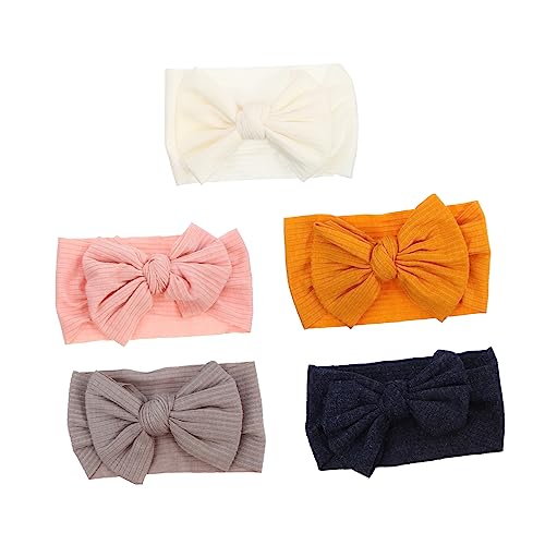 UPKOCH 5St Stirnband Haarband stirnbänder hair accessories Mädchen Geschenk Stirnbänder für Kinder Haargummis Zubehör für Babystirnbänder Krawatte Haarschmuck Kleinkind Stoff von UPKOCH