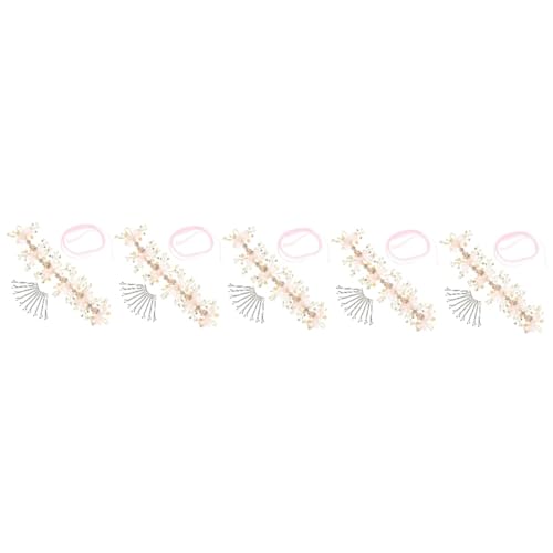 UPKOCH 5st Krone Haarschmuck Für Kinder Haarschmuck Für Mädchen Haarschmuck Für Die Hochzeit Mädchen Schmuck Kopfschmuck Für Kinder Haarperlen Legierung Braut Zubehör Blumenmädchen Rosa von UPKOCH