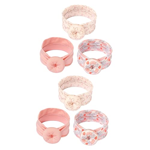 UPKOCH 6 Stk Donut-stirnband Kleinkind-turban Haargummis Für Kleinkinder Schleife-stirnband Haargummis Mädchen Stirnband Donuts Stirnband Indischer Hut Süßes Binden Baumwolle von UPKOCH