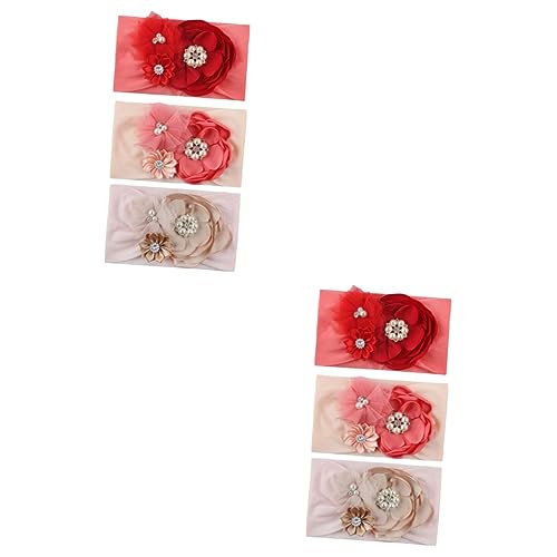 UPKOCH 6 Stk haarband Stirnbänder für kleine Mädchen -Haargummis haarschmuck hair accessories Haarschmuck für Babys Requisiten für Babyfotos Seite brennen Stirnband von UPKOCH