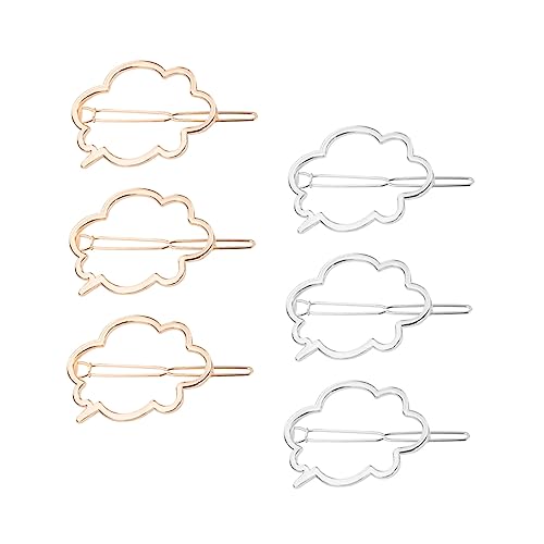 UPKOCH 6 Stück Haarnadel Wolke Hochzeit Haarspangen Pferdeschwanzhalter Zubehör Elegant Große Haarspangen Haargabeln Geometrische Haarspangen Haarschmuck Für Frauen Zinklegierung UPKOCH 6 Stück Haarnadel Wolke Hochzeit Haarspangen Pferdeschwanzhalter Zubehör Elegant Große Haarspangen Haargabeln Geometrische Haarspangen Haarschmuck Für Frauen Zinklegierung von UPKOCH