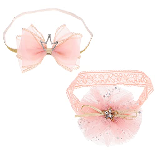 UPKOCH 6 Stück Kronen Haar Accessoire Stirnband Blumen Stirnbänder Schleife Für Haare Baby Haar Accessoires Haarbandanas Säuglings Haar Accessoires Baby Stirnband Für Neugeborene von UPKOCH