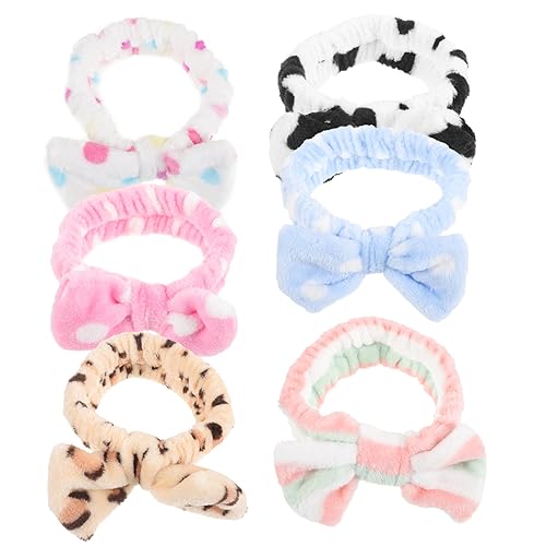 UPKOCH 6 Stück Teiliges Coralfleece Haarband für Makeup und Hautpflege Elastisches Haarschmuck mit Schleifen Design für Spa und Gesichtswäsche UPKOCH 6 Stück Teiliges Coralfleece Haarband für Makeup und Hautpflege Elastisches Haarschmuck mit Schleifen Design für Spa und Gesichtswäsche von UPKOCH