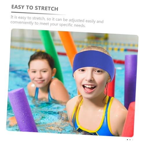 UPKOCH 6 Stück Wasserdichtes Neopren sport stirnband mit Ohrenschutz Elastisch Atmungsaktiv für Schwimmen Yoga Fitness Laufen und Outdoor aktivitäten Verstellbar in Großen Modische von UPKOCH