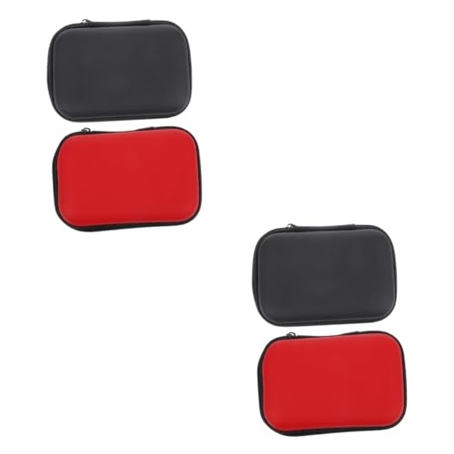 UPKOCH 8stücke Teiliges Gitarren-Pick Aufbewahrungsetui Mit Reißverschluss Organizer Für Geeignet Für Akustik Gitarren Schwarze Und Rote Taschen von UPKOCH