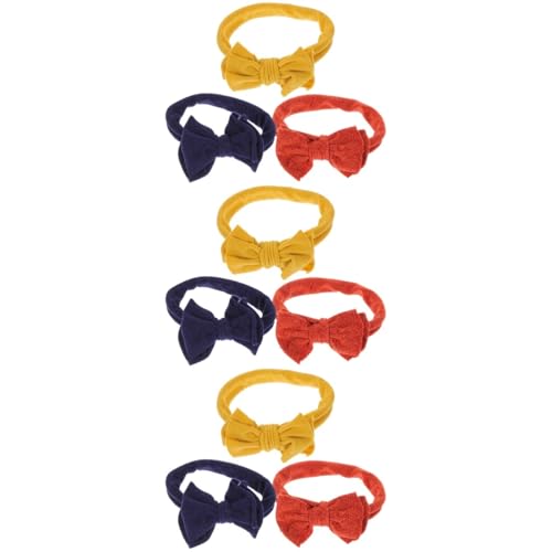 UPKOCH 9 Stk Baby-Stirnband Haarschmuck Haarband Haarbänder für Kinder baby stirnbänder Party-Kopfschmuck Krawatte Kopfbedeckung dreiteiliger Anzug Stirnband Kleine Elasthan von UPKOCH