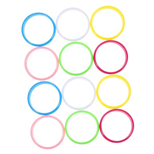 UPKOCH Armreif Für Mädchen Sterling Gefälligkeiten Für Weihnachtsfeiern Kunststoff Armreifen Für Kinder Goldener Formeller Schmuck Bunte Armbänder Gelee Kleinkind Armband Schüttgut von UPKOCH