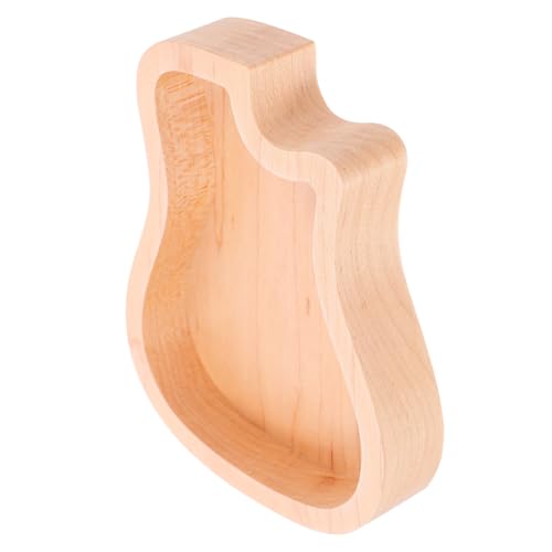 UPKOCH Gitarrenförmige Plektrumbox Gitarrenplektrum-Organizer Jazz-Pick-aufbewahrungskoffer Hellbraun von UPKOCH