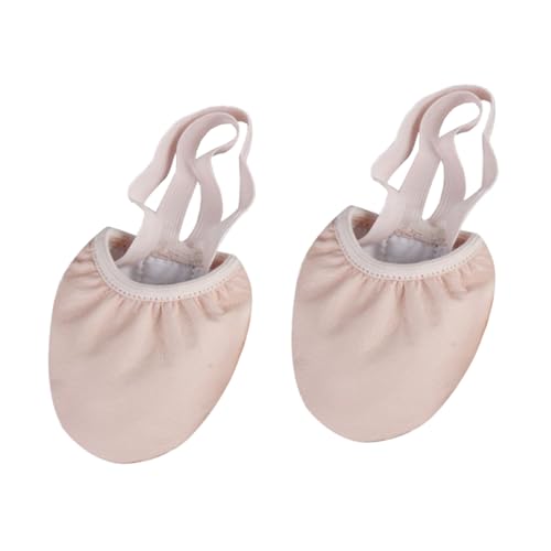 UPKOCH Ballettschuhe Damen Elastisches Band Halbsohle Tanzschuhe Zehenschutz Ballettschläppchen Für Yoga Modern Jazz Ballroom Tanzen von UPKOCH