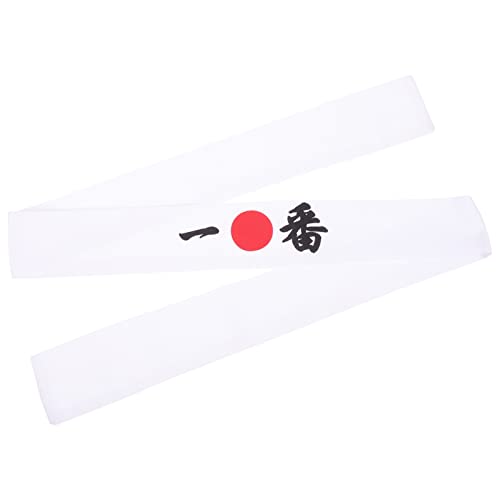 UPKOCH Bushido Hachimaki Stirnband Sushi Koch Bandana Stirnbänder Samurai Japanisches Stirnband Krawatte Auf Kostüm Kopfbedeckung Für Karate Sport Dekor Japanisches Kostüm von UPKOCH