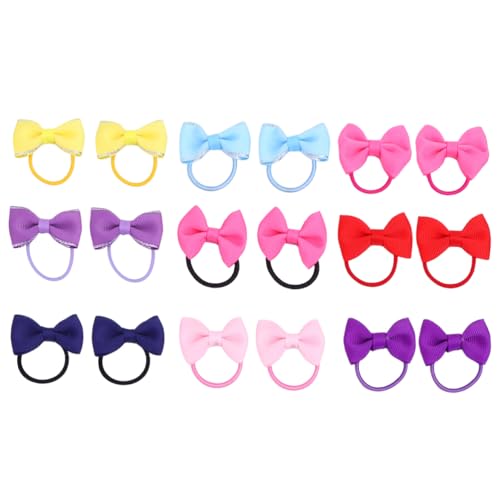 UPKOCH Haargummi Mit Schleife Und Einzigartigem Design Elastischer Pferdeschwanzhalter Haar-accessoires Für Mädchen Und Babys Für Jedes Alter Zufällige Farbe von UPKOCH