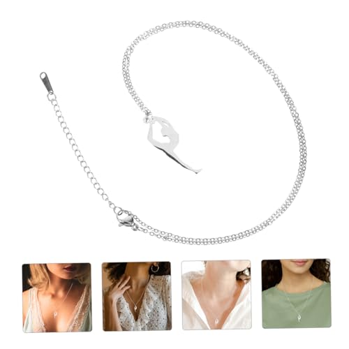 UPKOCH Halskette Herren Anhänger Kreatives Design Glatte Oberfläche Sport Schmuck Geräteturnen Schmuck von UPKOCH