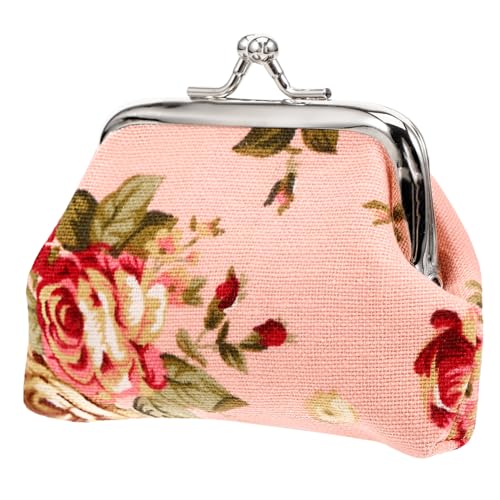UPKOCH Doll Handtasche Für Puppen Dekorative Geldbörse Aufbewahrungstasche Mit Blumenmuster Für Miniaturwelten Und Puppenhaus-Dekoration von UPKOCH