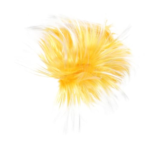 UPKOCH Igel-Perücke Synthetische Haarperücke Perücken Farbe Party Gefälligkeiten Hörner Cosplay kurze perücke mit Spitze Kostümhaarperücken interessante Cosplay-Perücken Rayon Gelb von UPKOCH