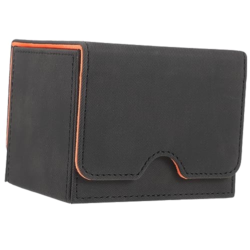 UPKOCH Kartenbox PU Spielkartenhalter Tragbare Kartenaufbewahrung Desktop Organizer für Kartenspiele für Zuhause von UPKOCH