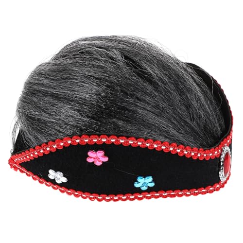 UPKOCH Perücken Für Ältere Damen -kostümzubehör Perücken Mit Dutt Halloween-kostüm von UPKOCH