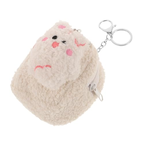 UPKOCH Plüsch-münzbeutel Im Cartoon-Design Kleine Geldbörse Mit Reißverschluss Vielseitige Reisetasche Für Damen Für Münzen Schlüssel Kosmetik Und Karten Süß Und Praktisch von UPKOCH