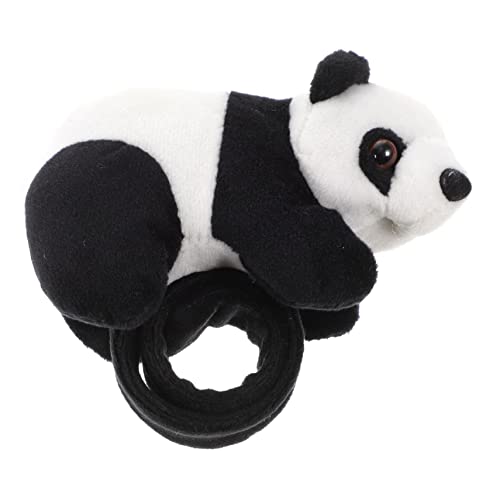 UPKOCH Kuscheliges Panda Slap Armband Plüsch Klatscharmband Tierparty Gastgeschenk für Mädchen und Jungen Einfach zu Tragen Weiches Stofftier Design Geburtstags Mitgebsel von UPKOCH