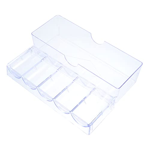 UPKOCH Mahjong Chips Aufbewahrungsbox Aus Organizer Für Kleine Gegenstände Mit Schnappverschluss Behälter Für Mahjong-Chips Zum Einfachen Tragen von UPKOCH