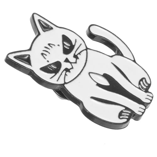 UPKOCH Niedliche Katzenbrosche aus Langlebiger Legierung Kompakt und Leicht Cartoon Design für Damen Modisches Accessoire für Kleidung Rucksäcke und Jacken Einzigartiger Anstecker für von UPKOCH