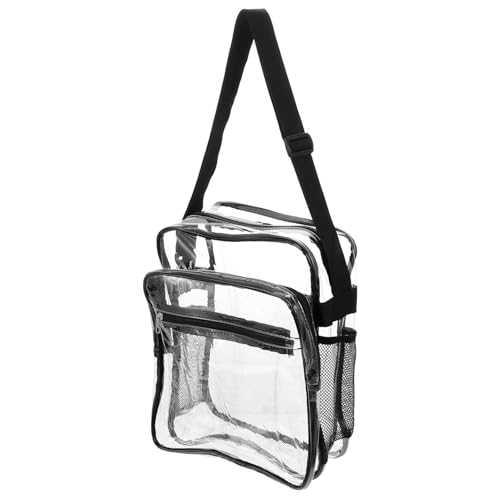 UPKOCH Outdoor Transparente PVC Crossbody Tasche Damen Leichte Tragbare Umhängetasche für Reisen Strand Shopping Praktischer Single shoulder Beutel für Kleine Essentials von UPKOCH