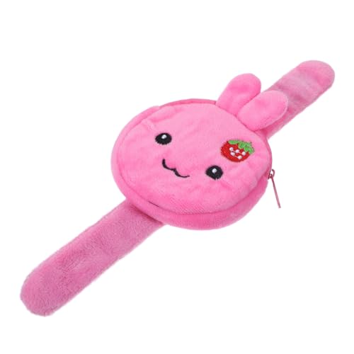 UPKOCH Plüsch-Klapparmband Hasen-Schnapparmbänder Mit Geldbörse Tier-Klapparmbänder Für Kindergeburtstage von UPKOCH