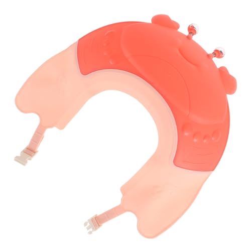 UPKOCH Silikon-shampoo-kappe Shampoo-mütze Für Kleinkinder -badehut-schild Shampoo-duschhaube Neugeborene Hüte -bademütze Babypartyhaube Mädchen Duschhaube Besenhalter Tpe Rot von UPKOCH