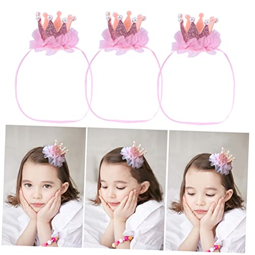 UPKOCH elastisches Haarband hair accessories haarband Stirnband für Kleinkinder mädchen stirnbänder haarschmuck Haargummis Neugeborenes Stirnband -Stirnband Vielfalt Rosa von UPKOCH