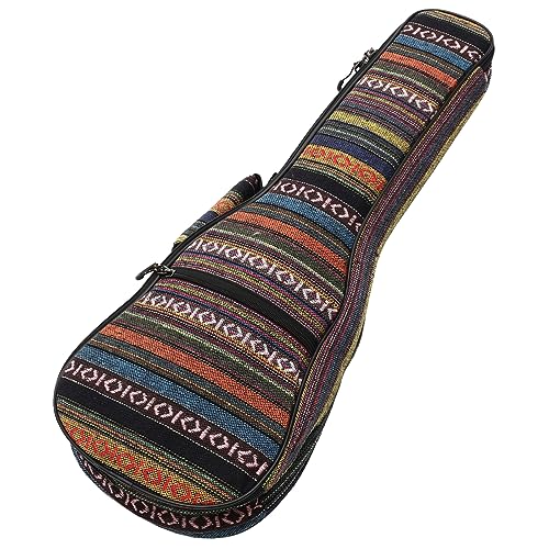 UPKOCH Verdickte Ukulele Tasche mit Tragegriff Wasserabweisend Leichte Strapazierfähige Schutzhülle für Ukulele Outdoor Geeignet Stilvoller Ethno Rucksack für Männer und Frauen von UPKOCH