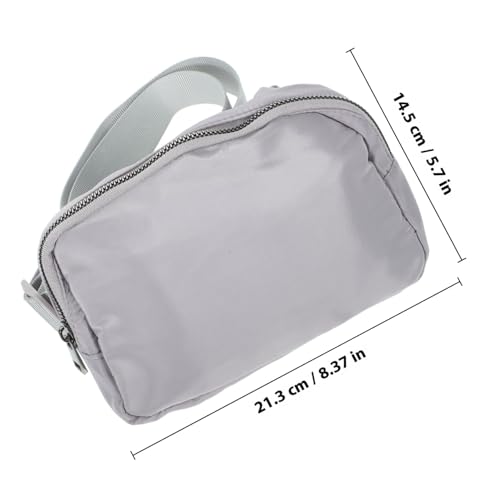 UPKOCH Verstellbare Nylon Bauchtasche Herren Damen Leichte Sport Hüfttasche für Wandern Radfahren Outdoor Kompakte Gürteltasche mit Praktischem Stauraum Modische Lauf und Zufällige Farbe von UPKOCH