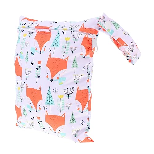 UPKOCH Windel Aufbewahrungstasche 60x19x24,5cm Für Babys Wiederverwendbare Wickeltasche Mit Praktischem Design Für Kindergarten Und Zuhause Für Nasse Und Trockene Windeln von UPKOCH