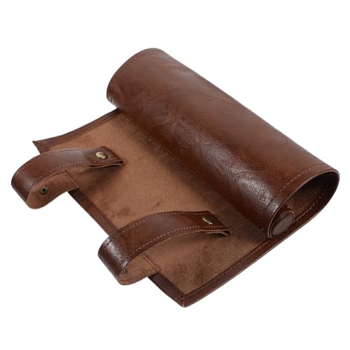 UPKOCH Faltbarer Organizer Würfelrollen Aufbewahrungstasche Pu Leder Würfeltasche von UPKOCH
